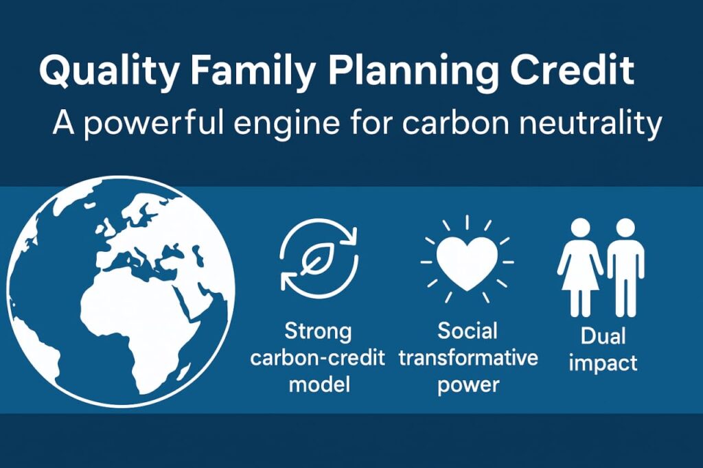 A Quality Family Planning Credit (QFPC) – A karbonsemlegesség erős motora